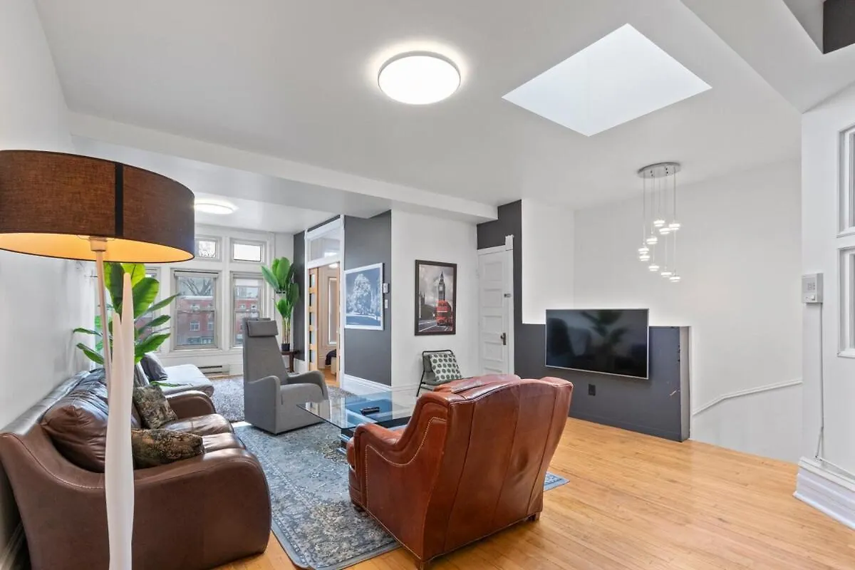 蒙特利尔Lofty Urban Duplex Two Story Getaway公寓